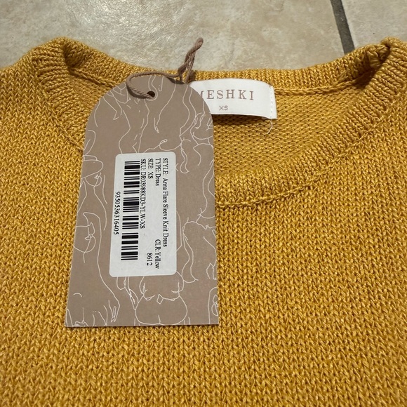 Meshki Mustard Pencil Skirt - Picture 6 of 6